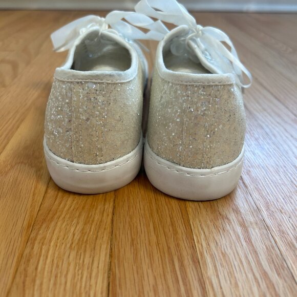 White Bridal Sneakers with Silky Laces - Picture 5 of 8